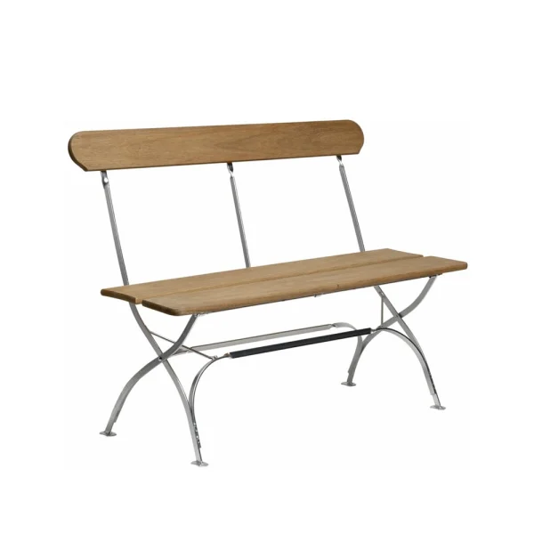 Grythyttan Stålmöbler Bryggeri bank Eiken olie-verzinkt frame
