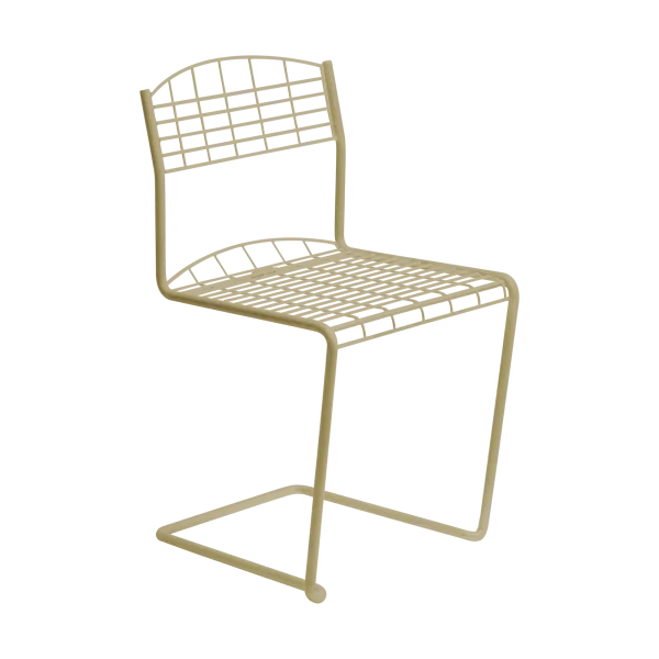 Grythyttan Stålmöbler High Tech stoel Ivory