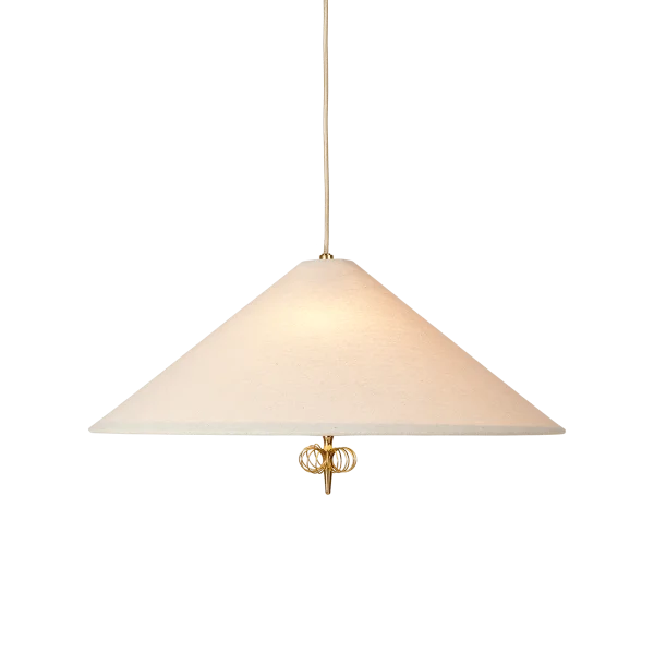 GUBI 1967 plafondlamp Canvas-messing