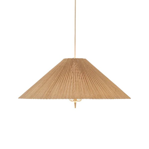 GUBI 1972 plafondlamp Ø60 cm Bamboe-messing