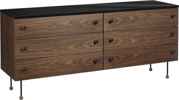 Gubi 62 Serie Sideboard - Amerikaans notenhout