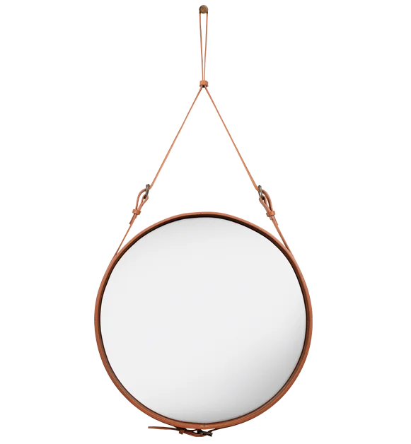 Gubi Adnet Spiegel Circulaire - Ø 45 cm - bruin