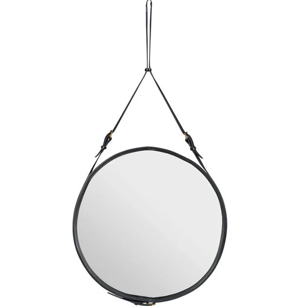 Gubi Adnet Spiegel Circulaire - Ø 70 cm - zwart