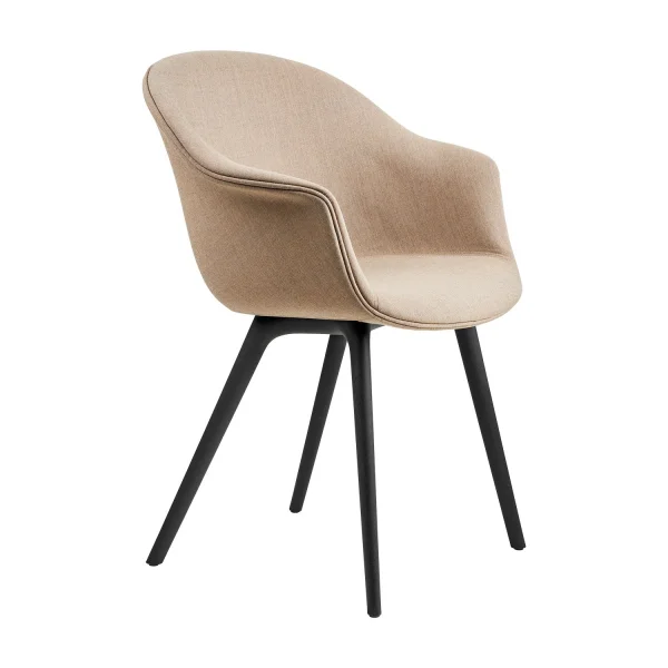 Gubi Bat Dining Stoel volledig bekleed Plastic Base - Remix 3 Kvadrat 233