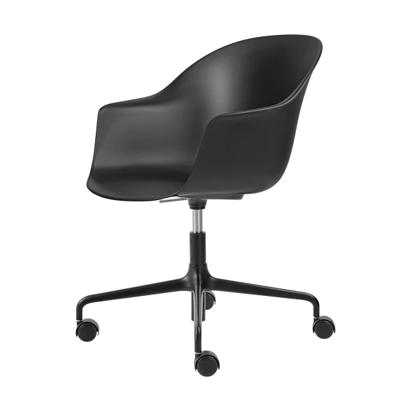 GUBI Bat Meeting Chair bureaustoel Black-black