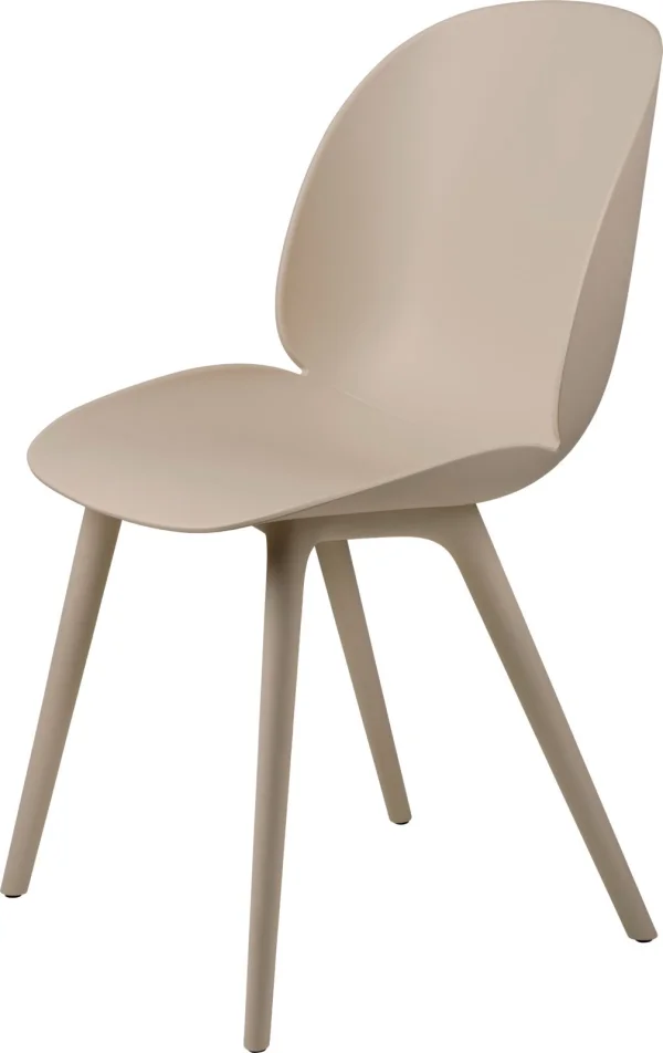 Gubi Beetle Dining Chair Pure Plastic Edition - new beige