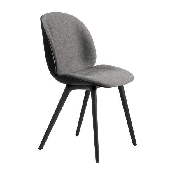 Gubi Beetle Dining Chair Stoelbekleding vooraan Plastic Base - Remix3 Kvadrat 152