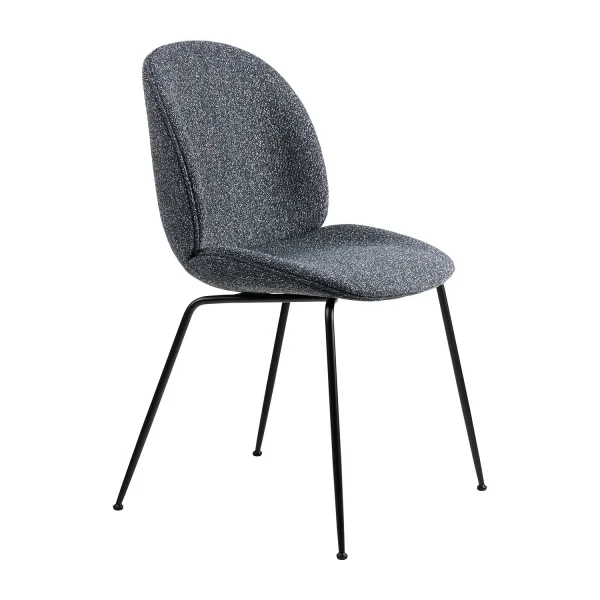 Gubi Beetle Dining Chair volledig bekleed Conic Base - Around Bouclé Dedar 023