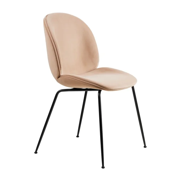 Gubi Beetle Dining Chair volledig bekleed Conic Base - Sunday Dedar 034