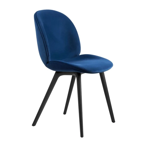 Gubi Beetle Dining Chair volledig bekleed Plastic Base - Sunday Dedar 003