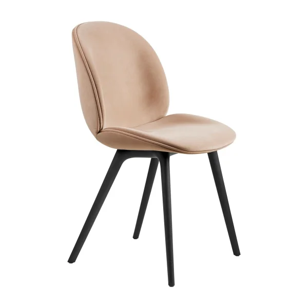 Gubi Beetle Dining Chair volledig bekleed Plastic Base - Sunday Dedar 034