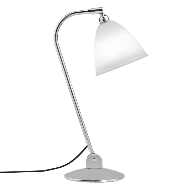 GUBI Bestlite BL2 tafellamp gebroken lamp beenderporselein-chroom