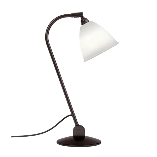 GUBI Bestlite BL2 tafellamp gebroken lamp beenderporselein-zwart