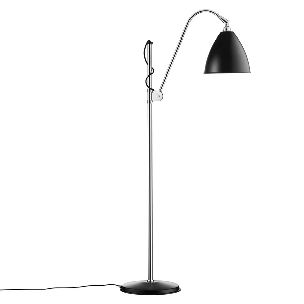 GUBI Bestlite BL3M vloerlamp zwart-chroom