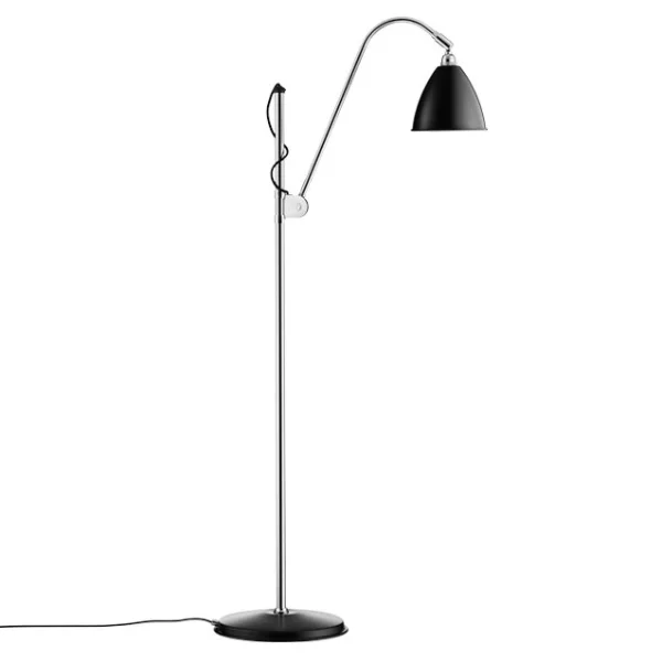 GUBI Bestlite BL3S vloerlamp zwart-chroom