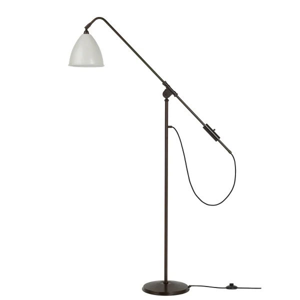 GUBI Bestlite BL4 vloerlamp klassiek wit-zwart