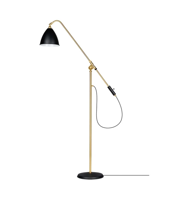 GUBI - Bestlite Bl4 VloerLamp Ø21 Geelkoper/Zwart