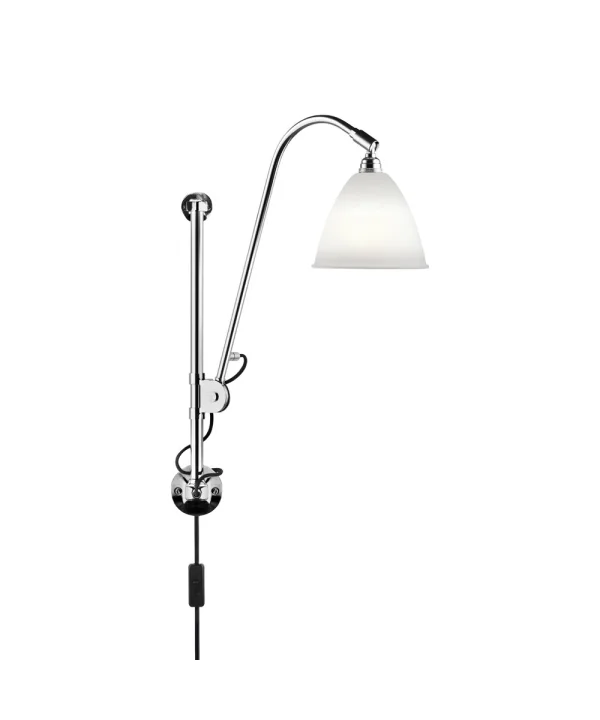 GUBI - Bestlite Bl5 Wandlamp Ø16 Chroom/Porselein