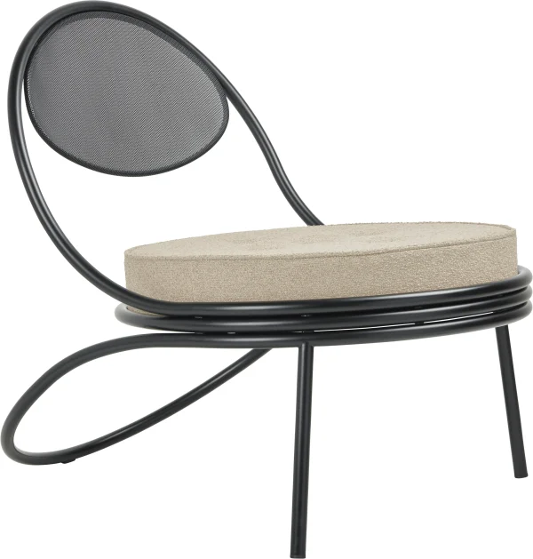 Gubi Copacabana Lounge Chair - mat zwart - Lorkey Limonta 41