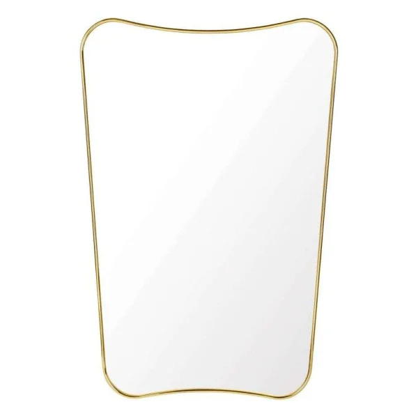 GUBI - F.A. 33 Gio Ponti Wall Mirror 54X80 Polished Brass