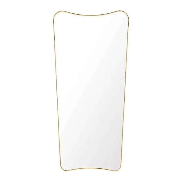 GUBI - F.A. 33 Gio Ponti Wall Mirror 70X146 Polished Brass