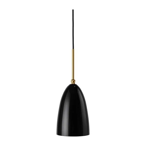 GUBI Gräshoppa plafondlamp glanzend Black-brass