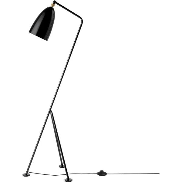 GUBI - Gräshoppa Vloerlamp Glossy Black