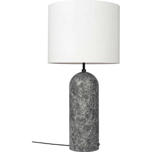 GUBI - Gravity XL Low Vloerlamp Grey Marble/White