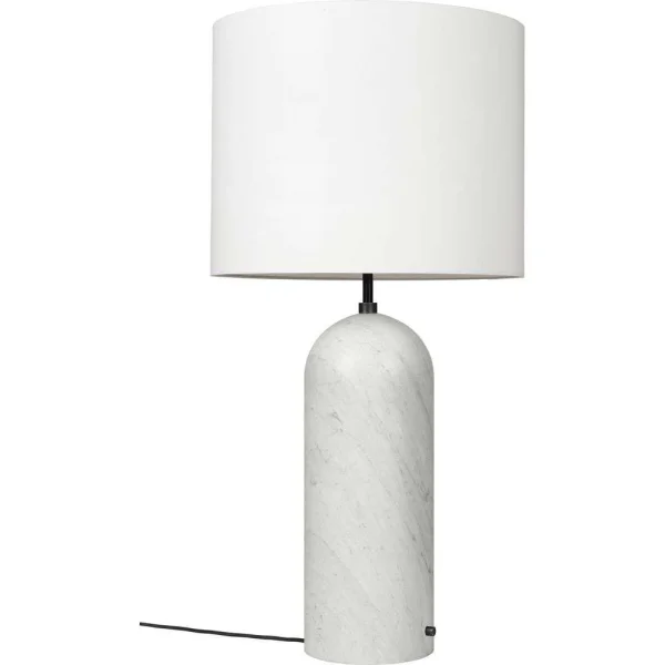 GUBI - Gravity XL Low Vloerlamp White Marble/White