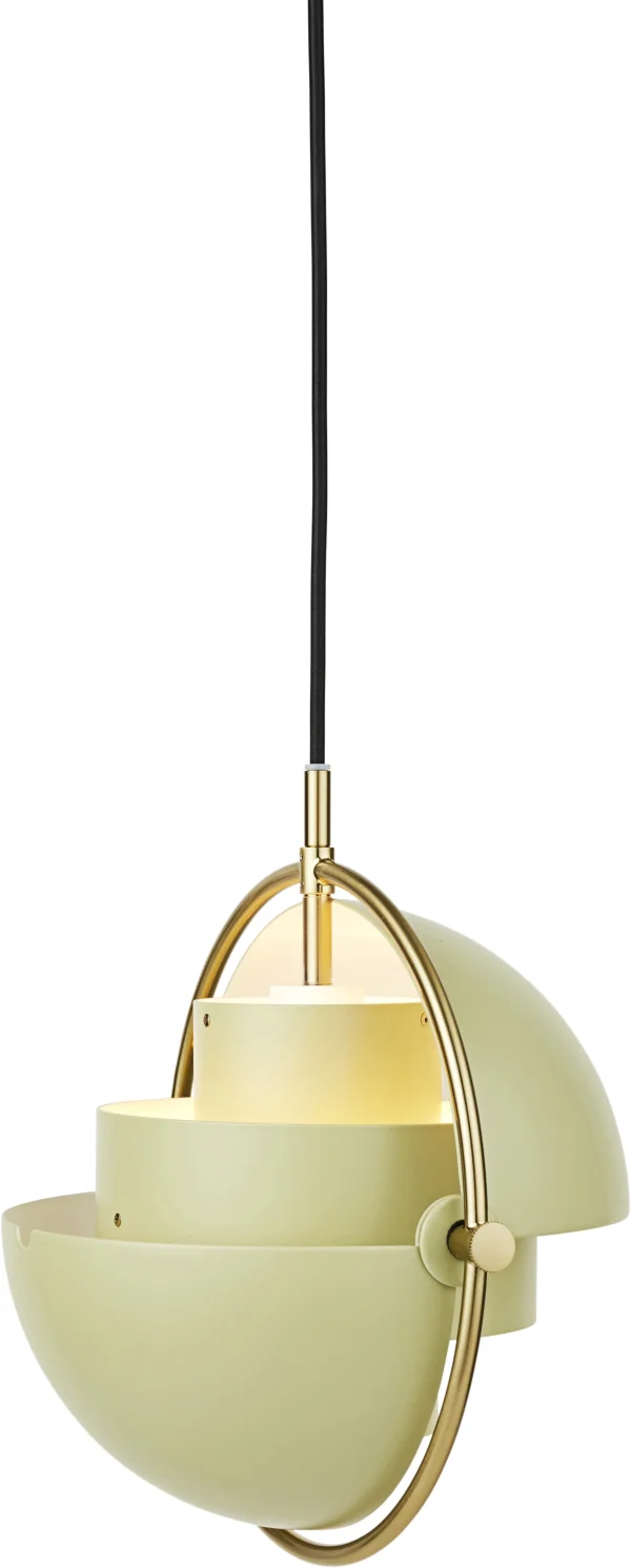 Gubi Multi-Life hanglamp - desert sage - Ø 22,5 cm - brass