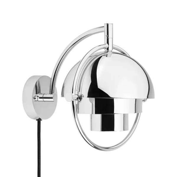 GUBI - Multi-Line wandlamp chroom metaal G9