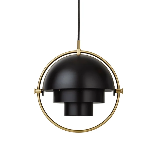 GUBI Multi-Lite plafondlamp small Messing-zwart