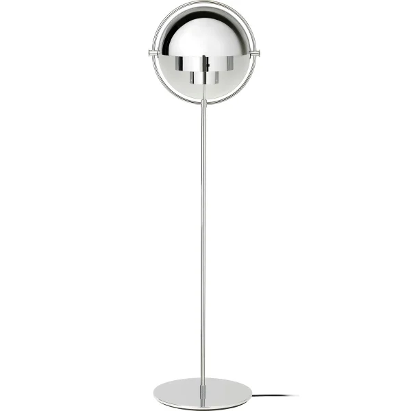 GUBI Multi-Lite vloerlamp Chroom-chroom