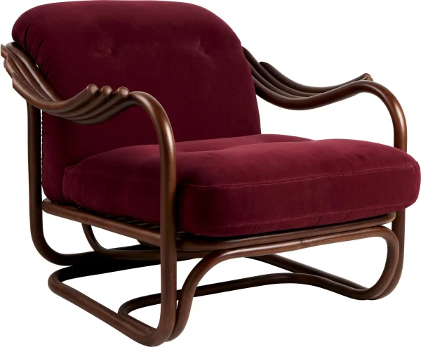 Gubi Poltrona Tria Stoel - GubiPoltronaTrioBordeaux