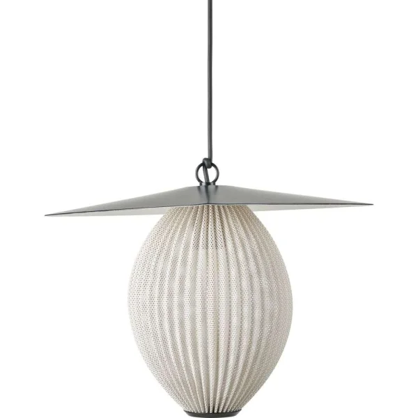 GUBI - Satellite Buiten Hanglamp Ø22 Cream White/Black