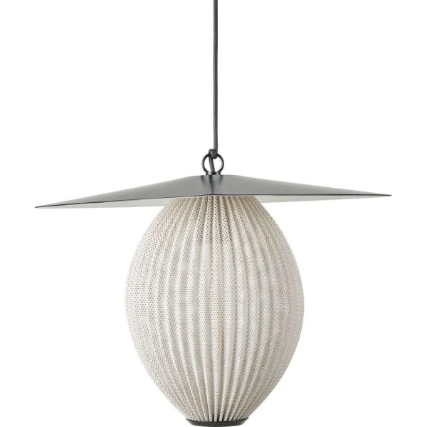 GUBI - Satellite Buiten Hanglamp Ø27 Cream White/Black