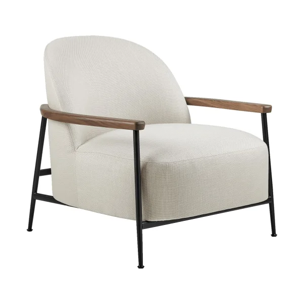 Gubi Sejour Lounge Chair met armleuningen - Plain Enzo Degli Angiuoni 0001