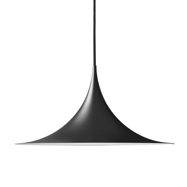 GUBI Semi lamp Ø 47 cm Black semi matt