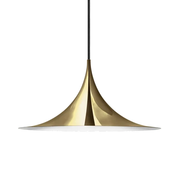 GUBI Semi lamp Ø 60 cm. Polished brass