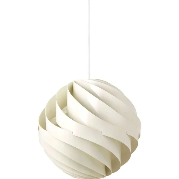 GUBI - Turbo Hanglamp Ø62 Glossy Alabaster White/White