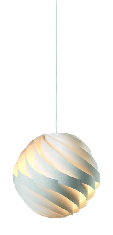 Gubi Turbo Pendant - wit - L Ø 62