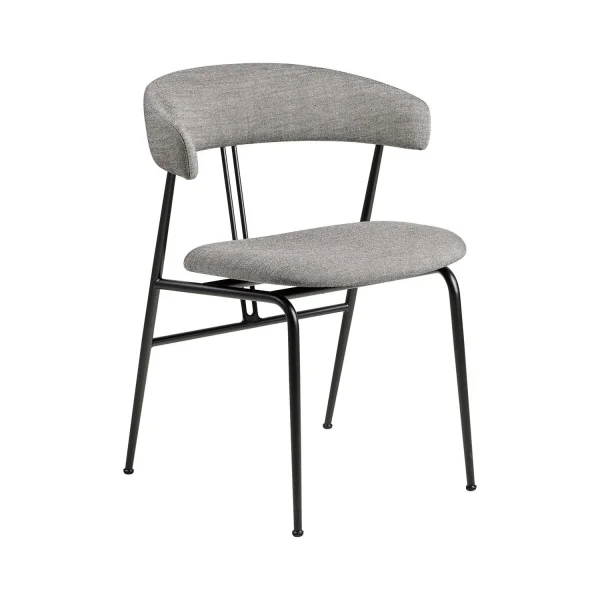 Gubi Violin Dining Chair volledig bekleed - Remix3 Kvadrat 152