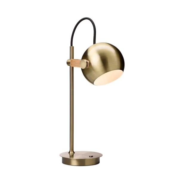 Halo Design - DC PORTABLE LED-acculamp antiek messing metaal