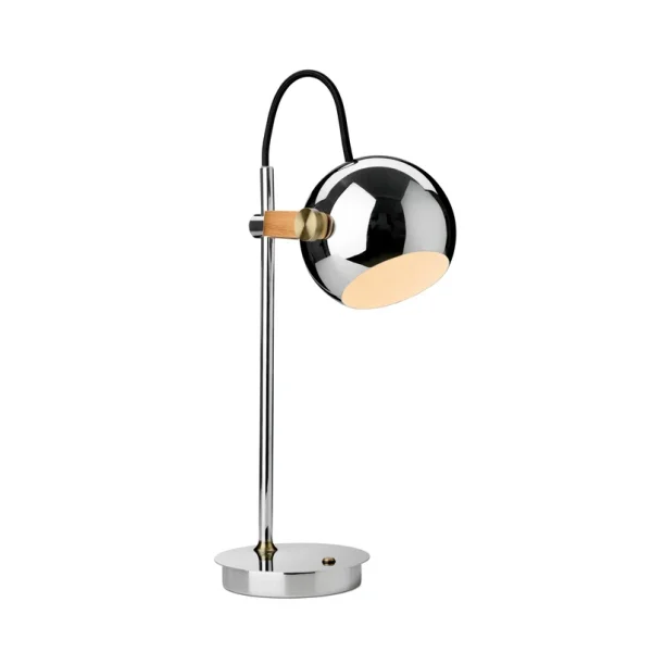 Halo Design - DC PORTABLE LED-acculamp, chroomkleurig, metaal