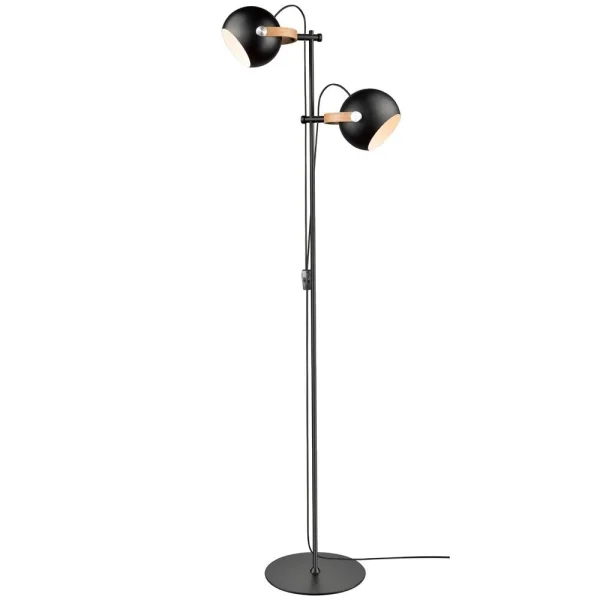 Halo Design - D.C Vloerlamp 2L Ø18 Black/Oak