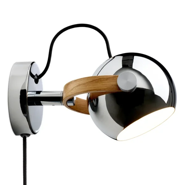 Halo Design - DC wandlamp, chroomkleurig, Ø 12 cm, metaal