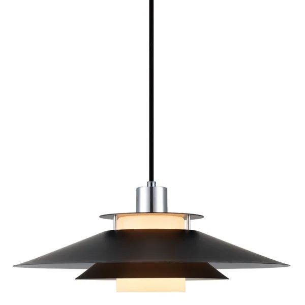 Halo Design - Rivoli Hanglamp Ø40 Black/Chrome