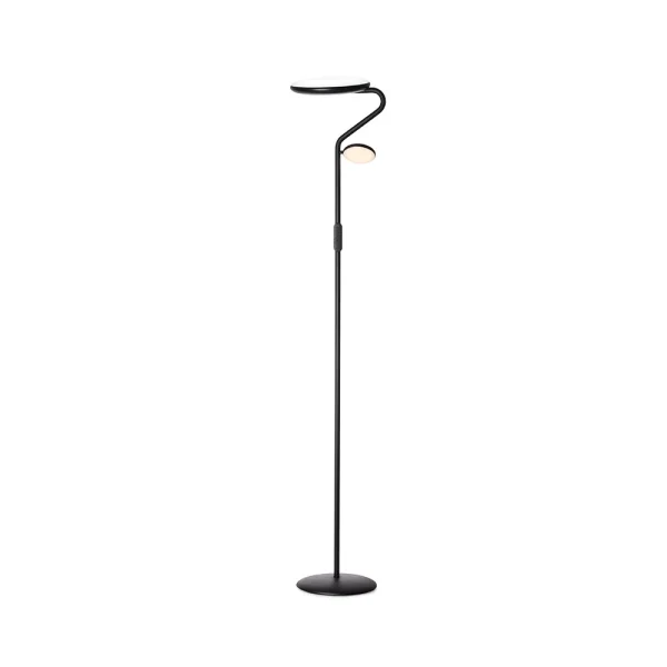 Halo Design - Slim Uplight Vloerlamp Zwart