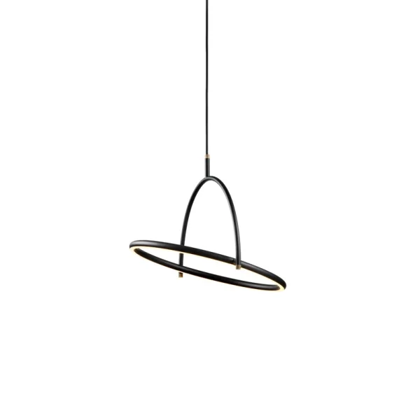 Halo Design - TILT LED hanglamp, Ø 40 cm, zwart, stepdim