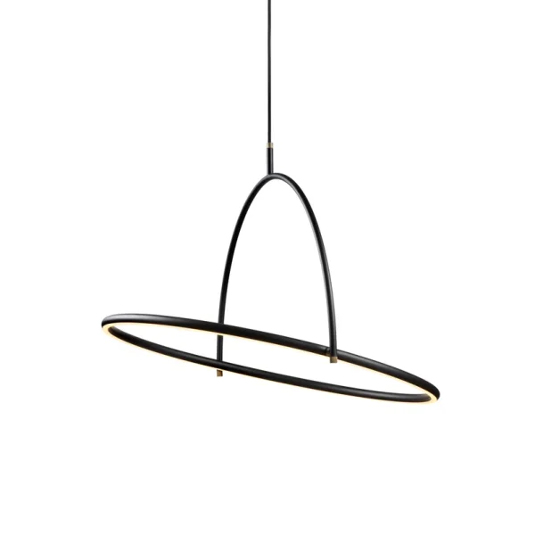 Halo Design - TILT LED hanglamp, Ø 60 cm, zwart, stepdim